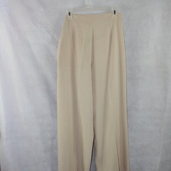 MNG by Mango NWT Linen Blend Tie Front Wide Leg Pants/Trouser - Picture 8 of 12